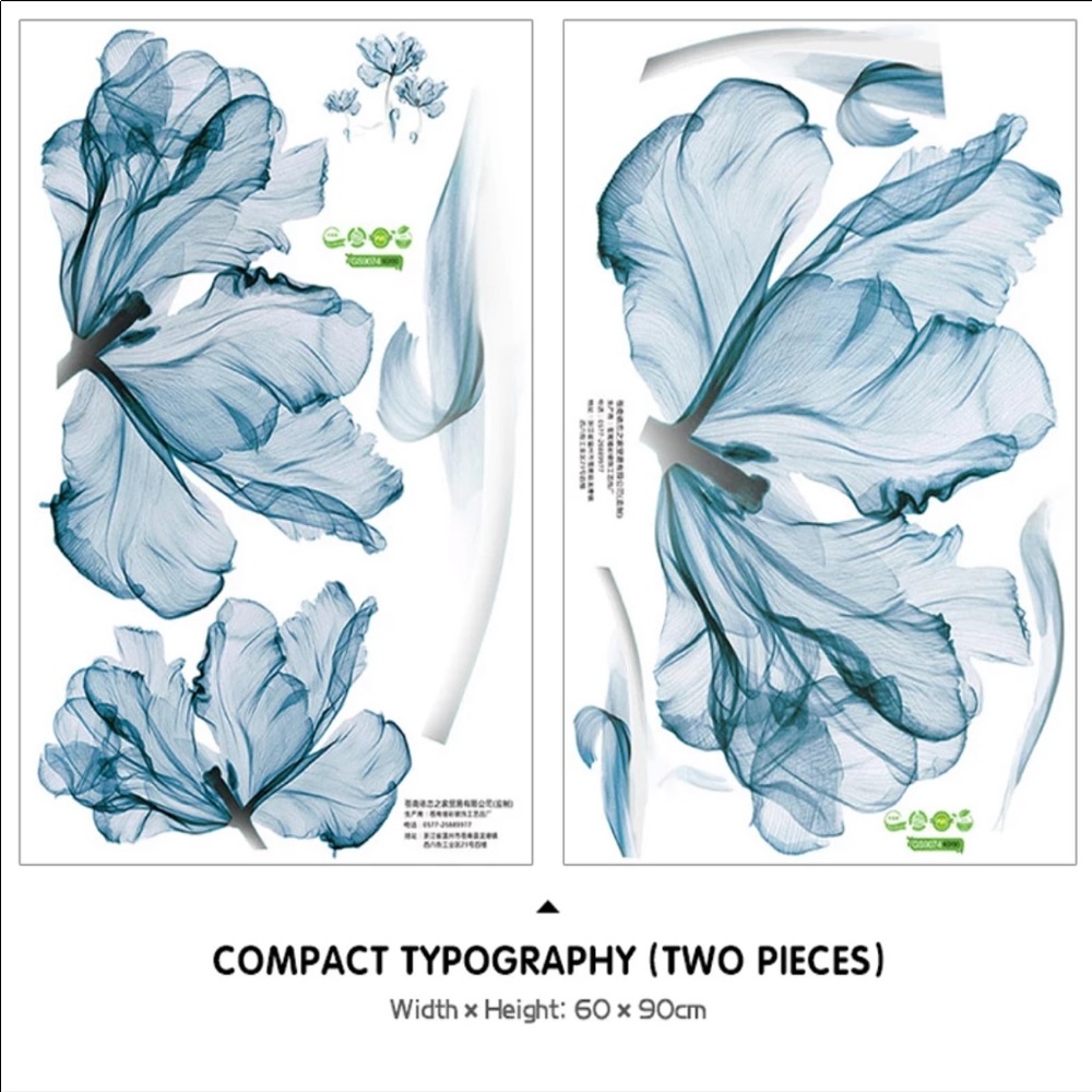 JUST IN ♡ Watercolor Floral Decals - Picture 4 of 5